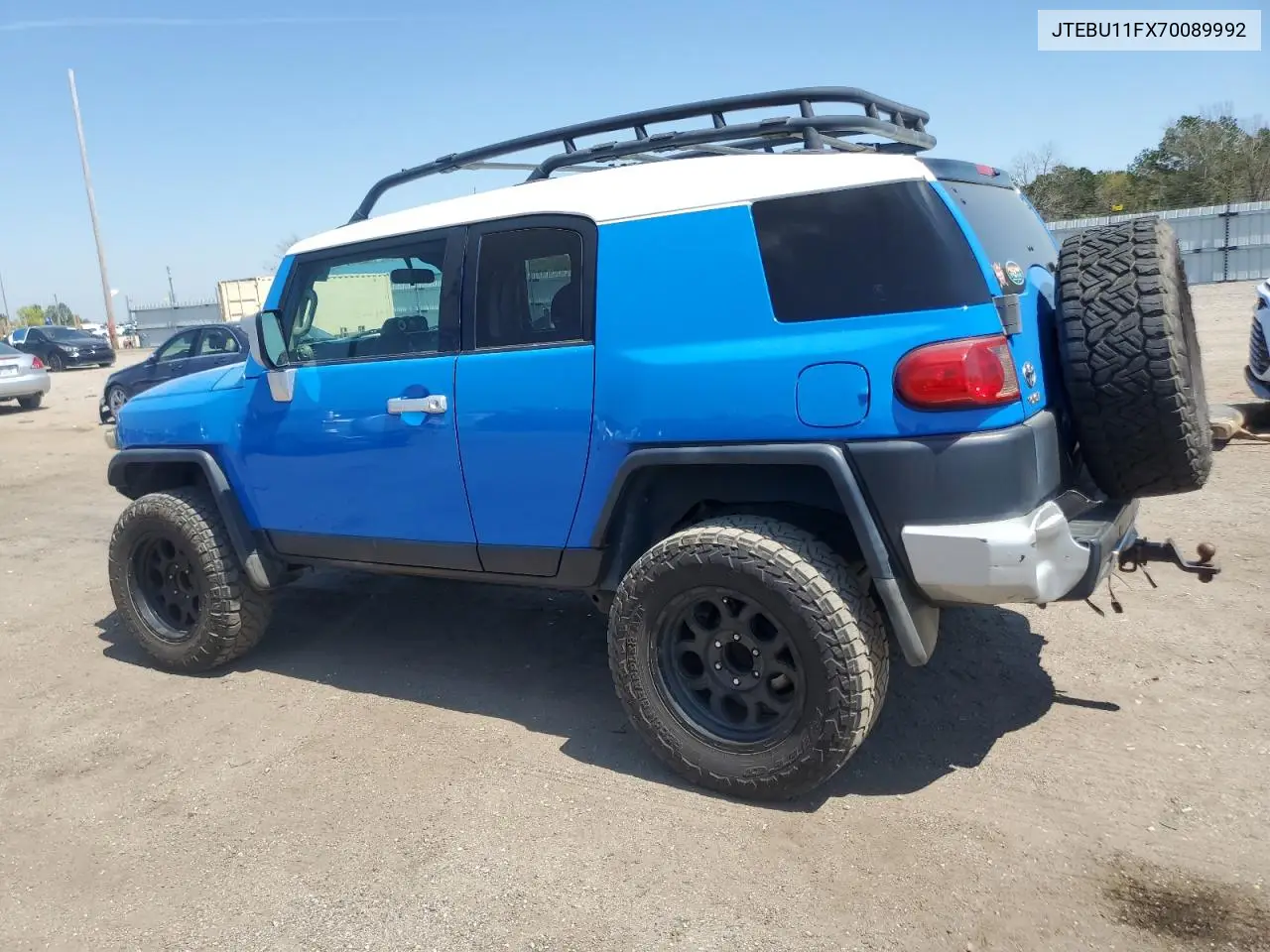 2007 Toyota Fj Cruiser VIN: JTEBU11FX70089992 Lot: 48921485