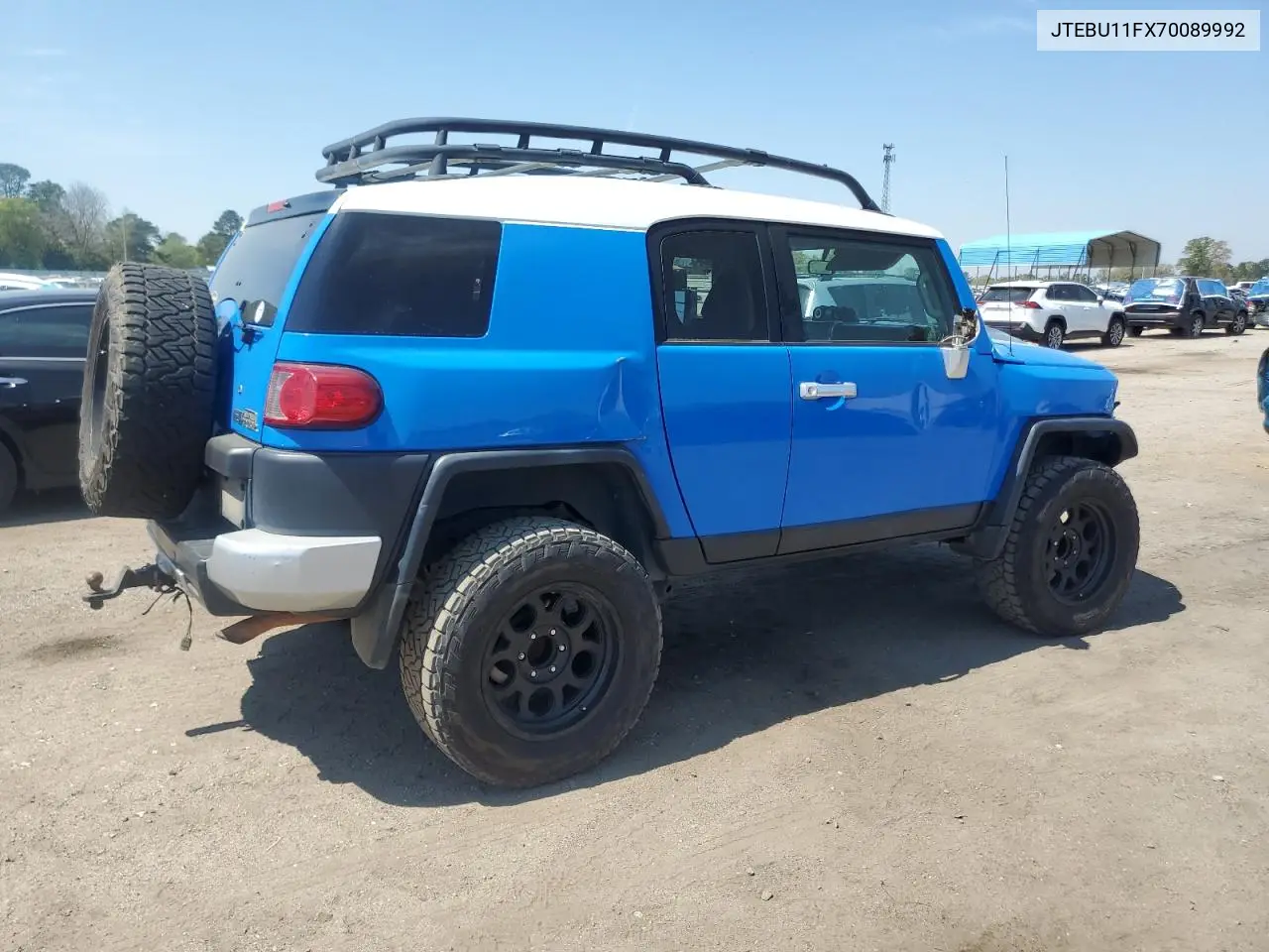 2007 Toyota Fj Cruiser VIN: JTEBU11FX70089992 Lot: 48921485