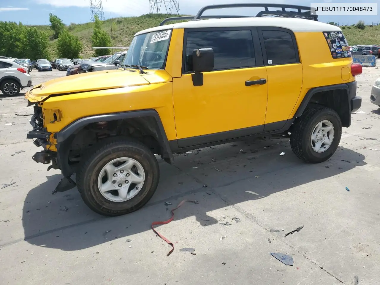 2007 Toyota Fj Cruiser VIN: JTEBU11F170048473 Lot: 59345205