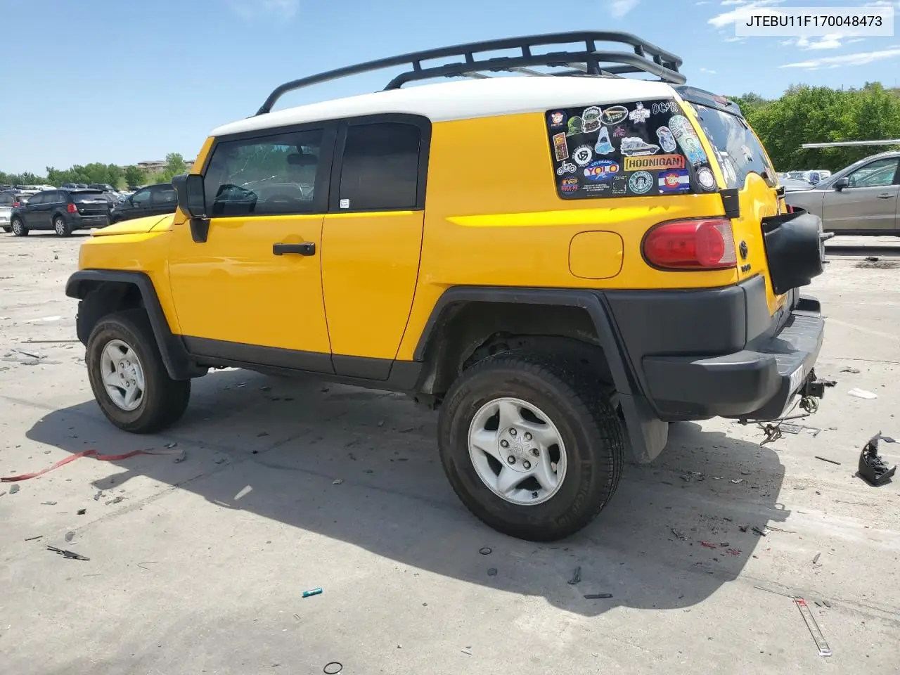 2007 Toyota Fj Cruiser VIN: JTEBU11F170048473 Lot: 59345205