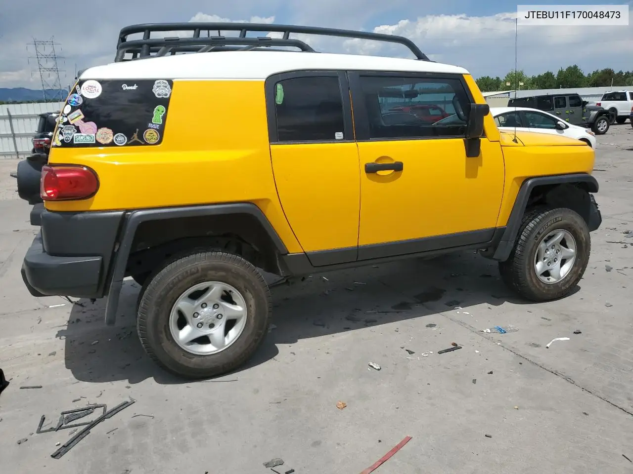 2007 Toyota Fj Cruiser VIN: JTEBU11F170048473 Lot: 59345205