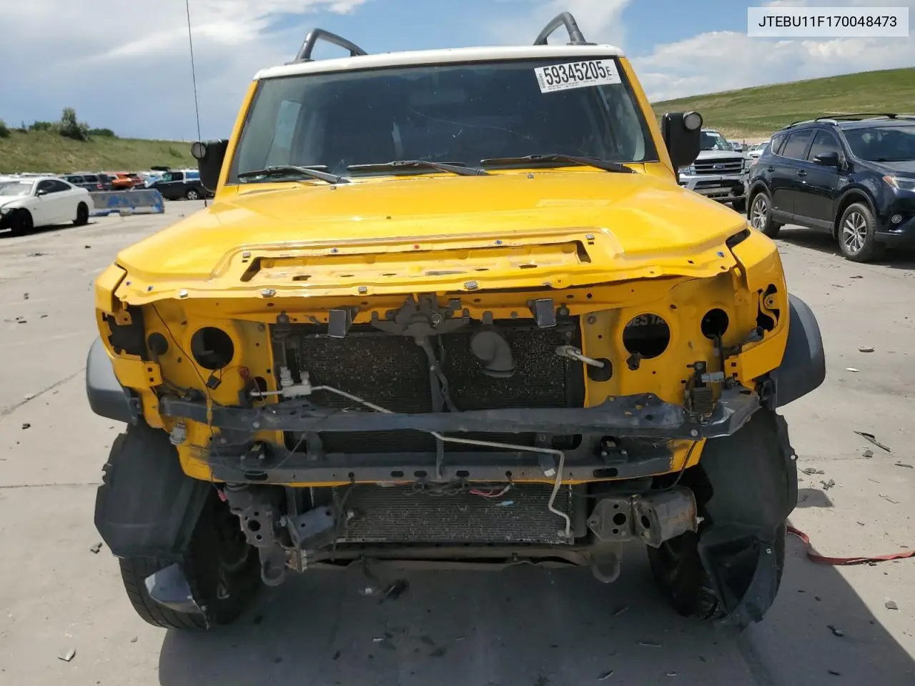 2007 Toyota Fj Cruiser VIN: JTEBU11F170048473 Lot: 59345205