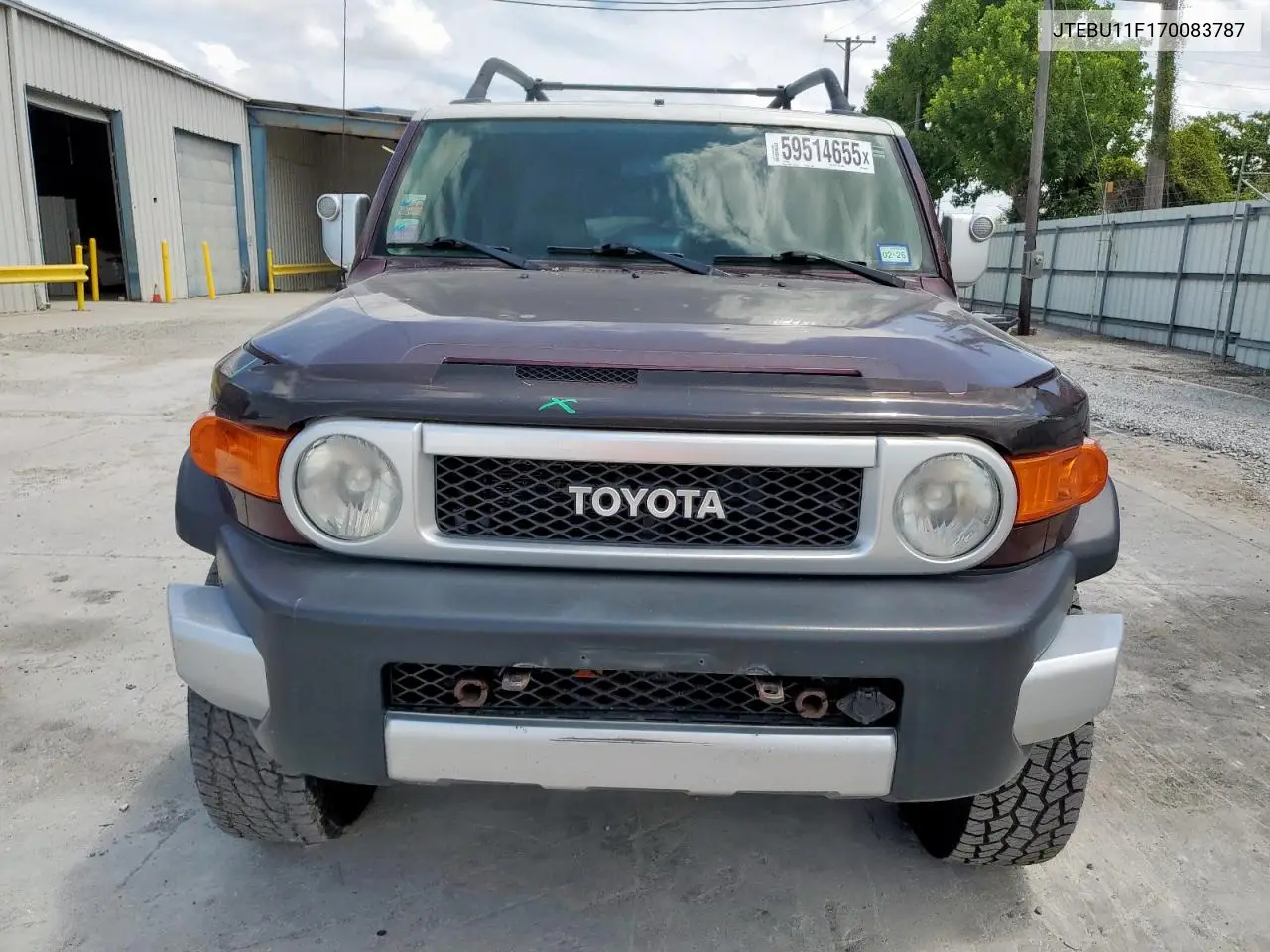 2007 Toyota Fj Cruiser VIN: JTEBU11F170083787 Lot: 59514655