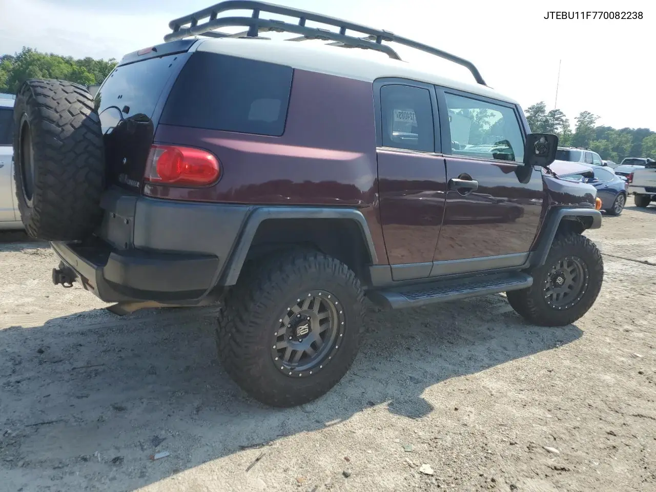 2007 Toyota Fj Cruiser VIN: JTEBU11F770082238 Lot: 60124085