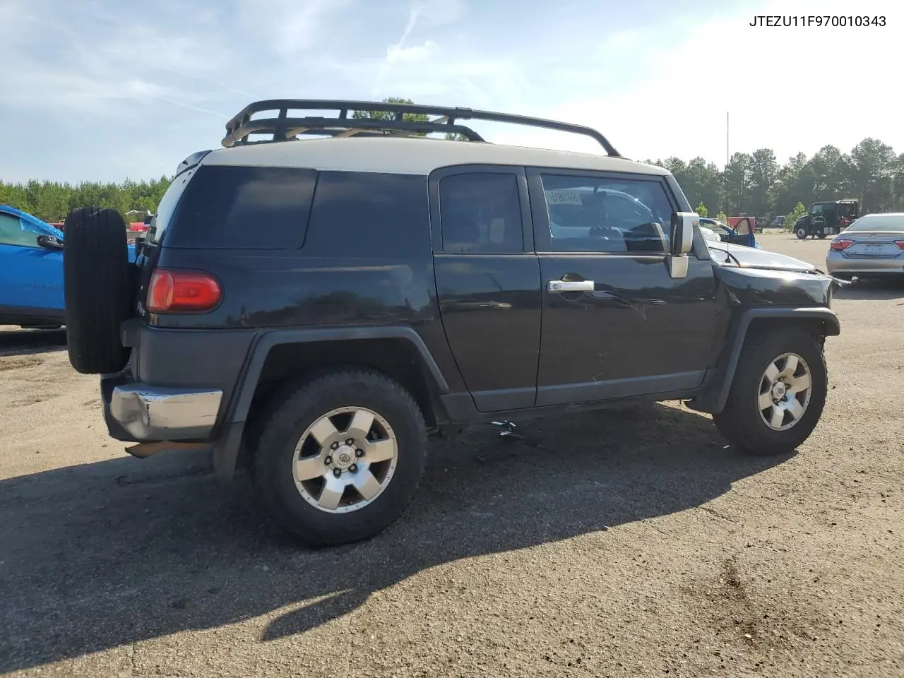 2007 Toyota Fj Cruiser VIN: JTEZU11F970010343 Lot: 60418915