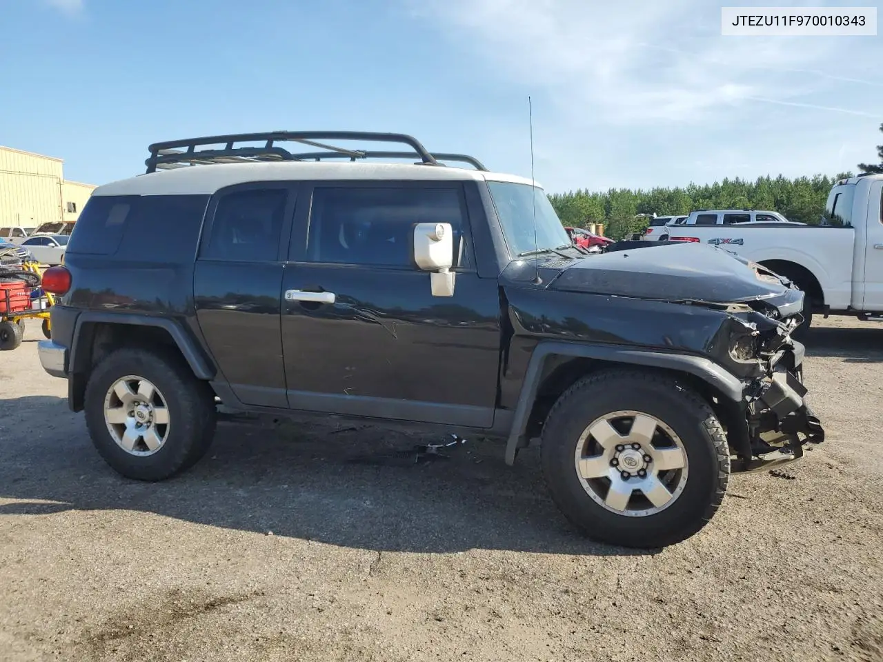 2007 Toyota Fj Cruiser VIN: JTEZU11F970010343 Lot: 60418915