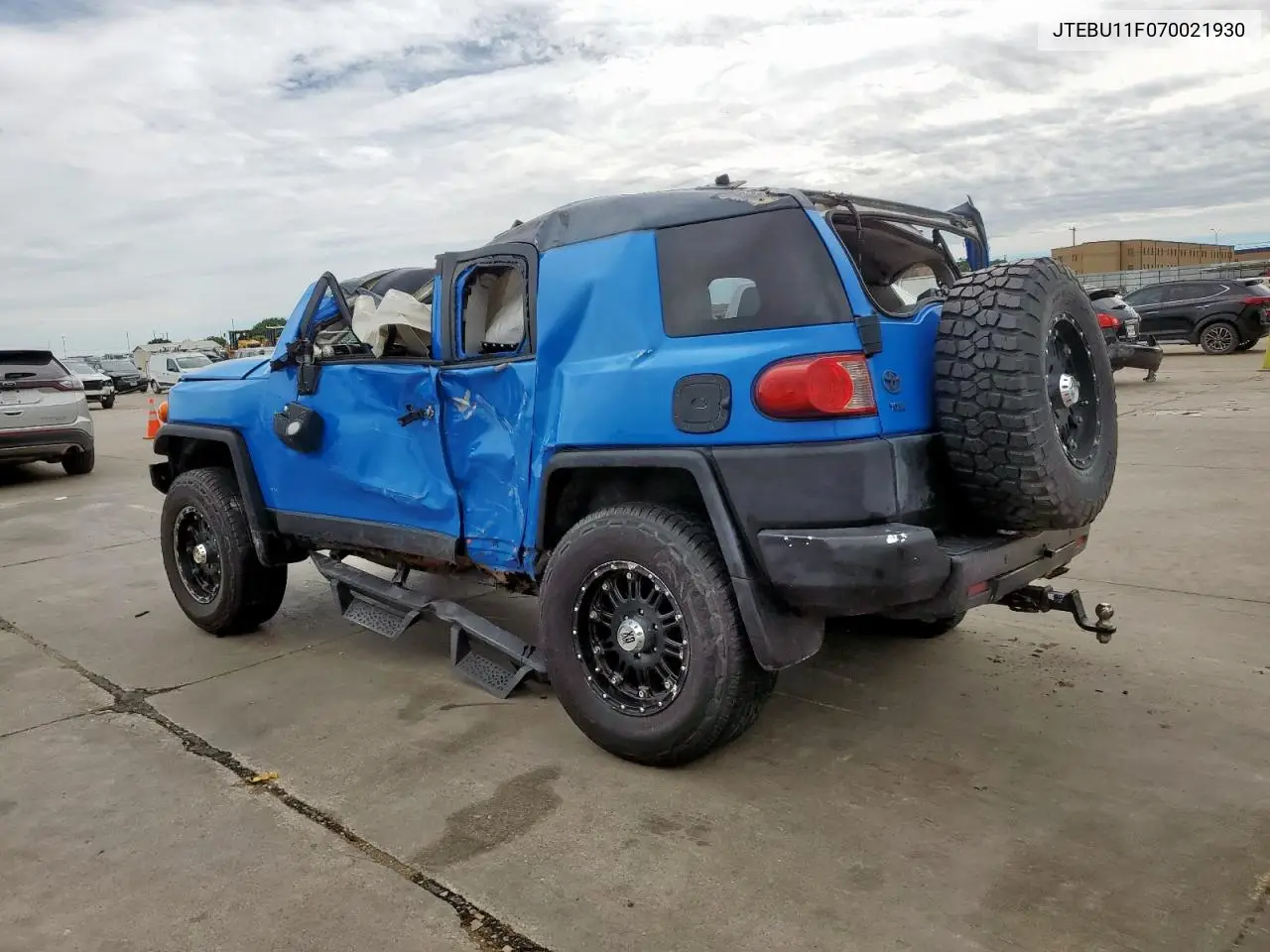 2007 Toyota Fj Cruiser VIN: JTEBU11F070021930 Lot: 60478125