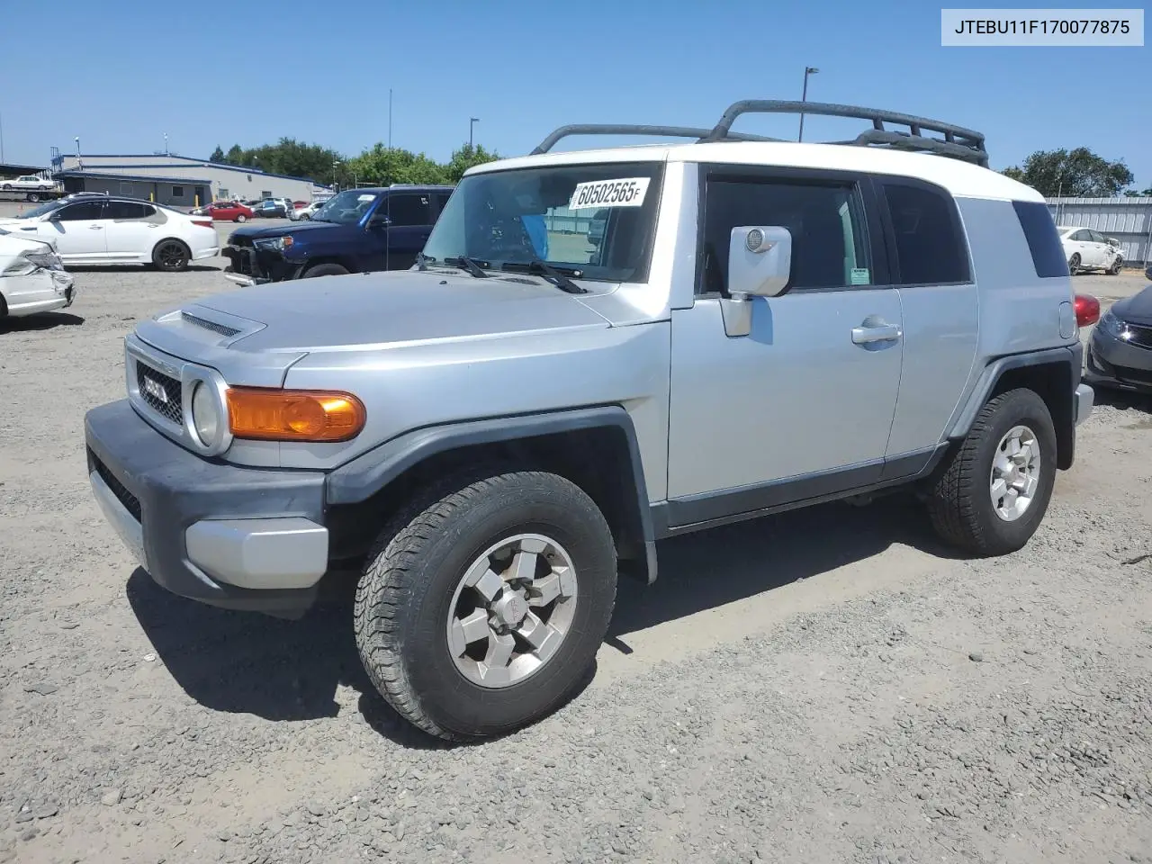 2007 Toyota Fj Cruiser VIN: JTEBU11F170077875 Lot: 60502565