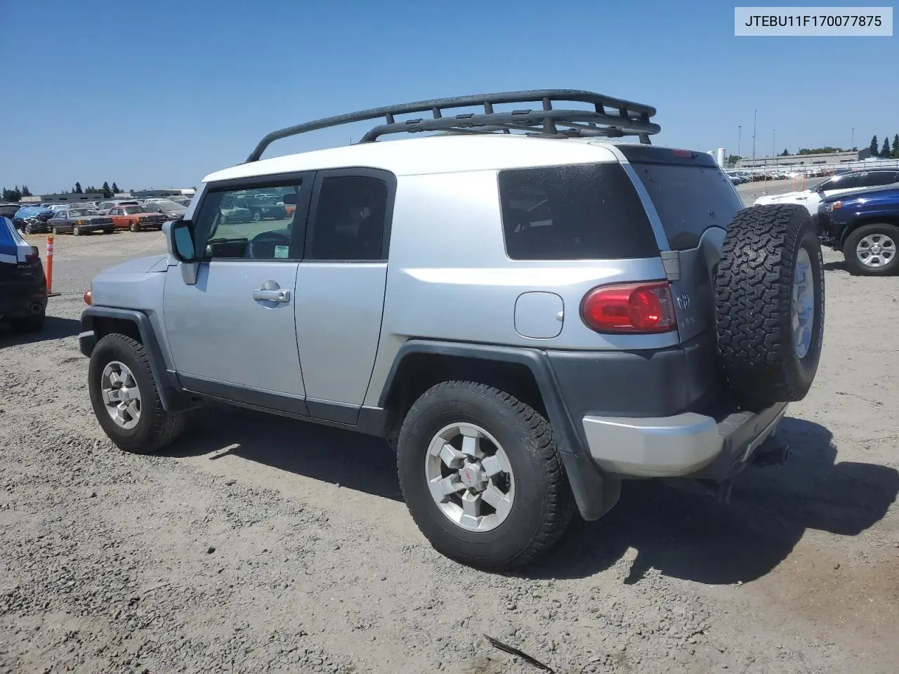 2007 Toyota Fj Cruiser VIN: JTEBU11F170077875 Lot: 60502565