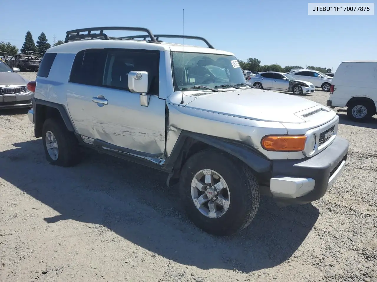 2007 Toyota Fj Cruiser VIN: JTEBU11F170077875 Lot: 60502565