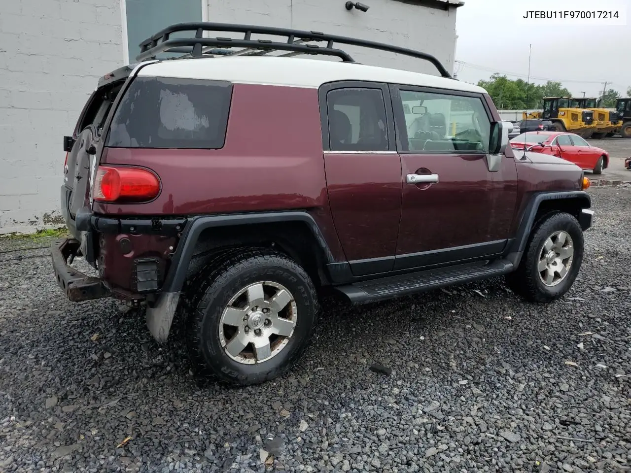 2007 Toyota Fj Cruiser VIN: JTEBU11F970017214 Lot: 60708455