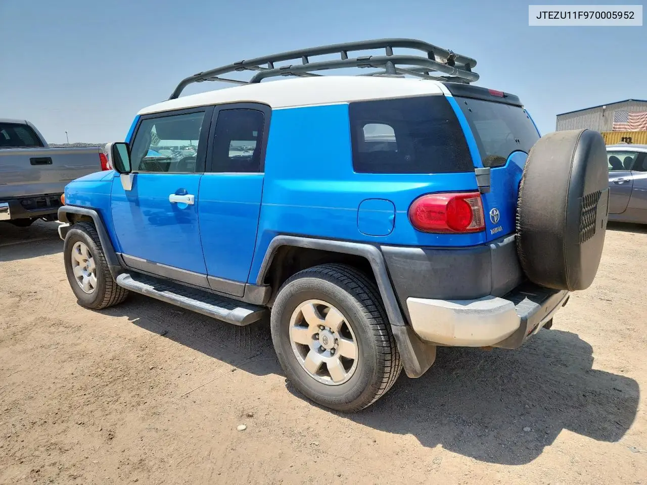 2007 Toyota Fj Cruiser VIN: JTEZU11F970005952 Lot: 61110325