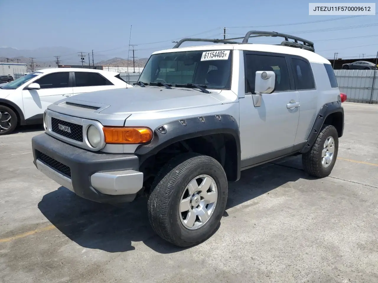 2007 Toyota Fj Cruiser VIN: JTEZU11F570009612 Lot: 61154405