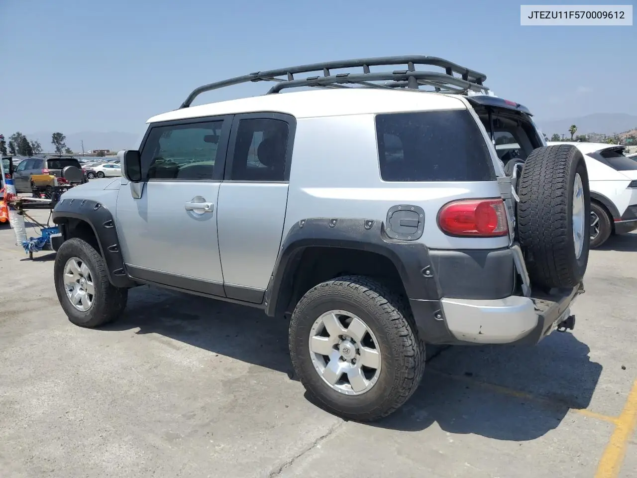 2007 Toyota Fj Cruiser VIN: JTEZU11F570009612 Lot: 61154405
