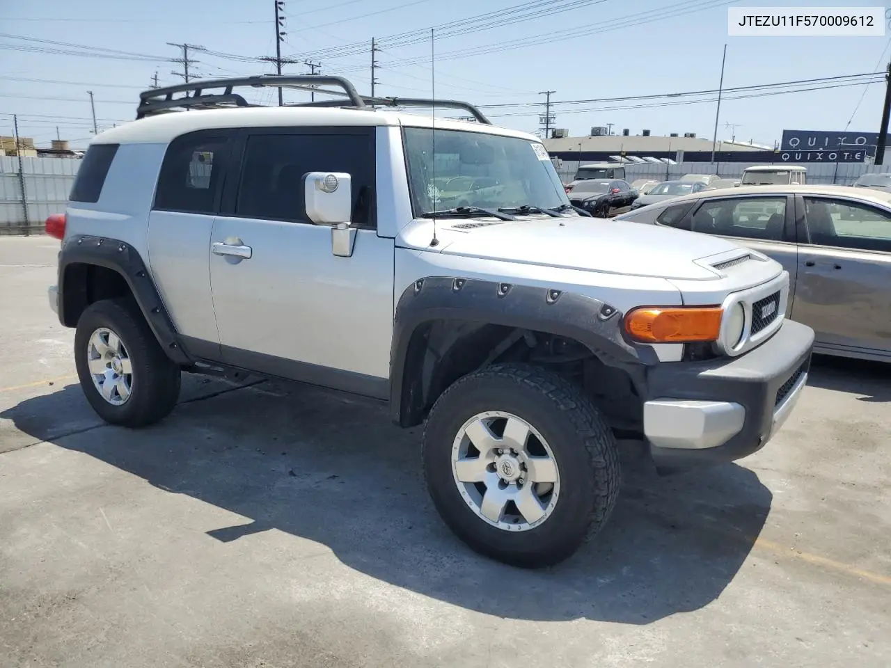 2007 Toyota Fj Cruiser VIN: JTEZU11F570009612 Lot: 61154405