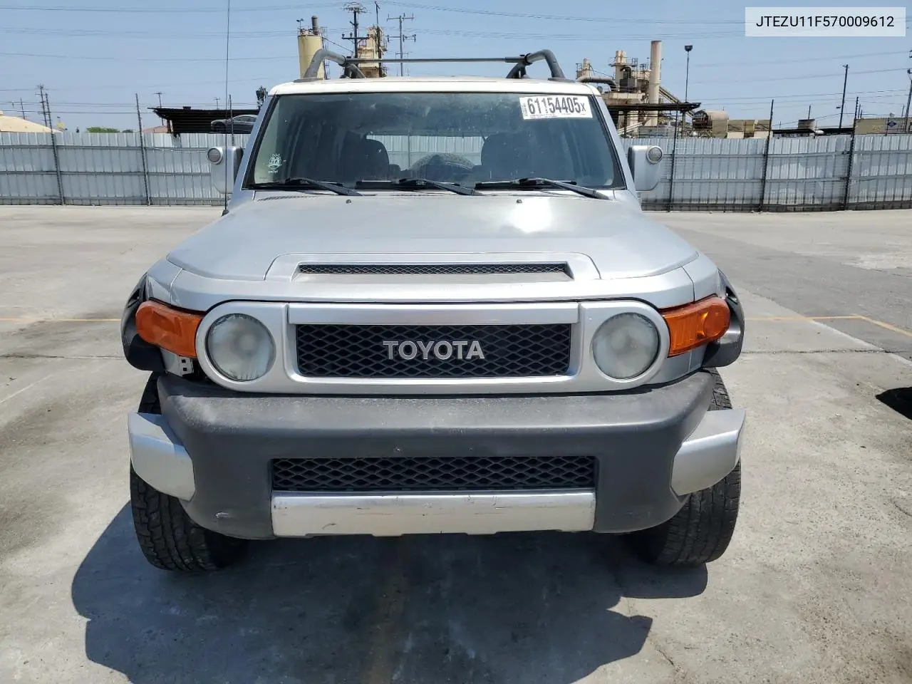 2007 Toyota Fj Cruiser VIN: JTEZU11F570009612 Lot: 61154405