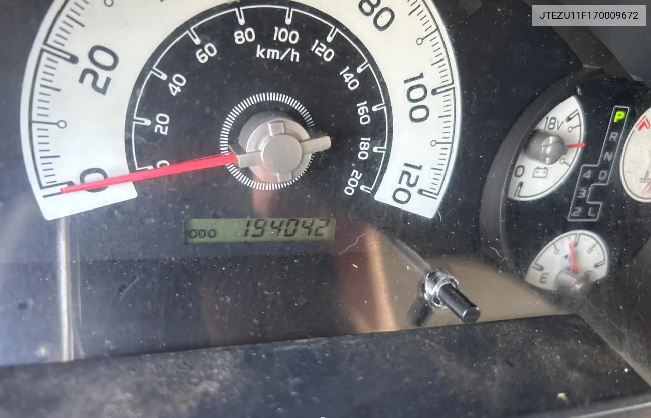 2007 Toyota Fj Cruiser VIN: JTEZU11F170009672 Lot: 61978025