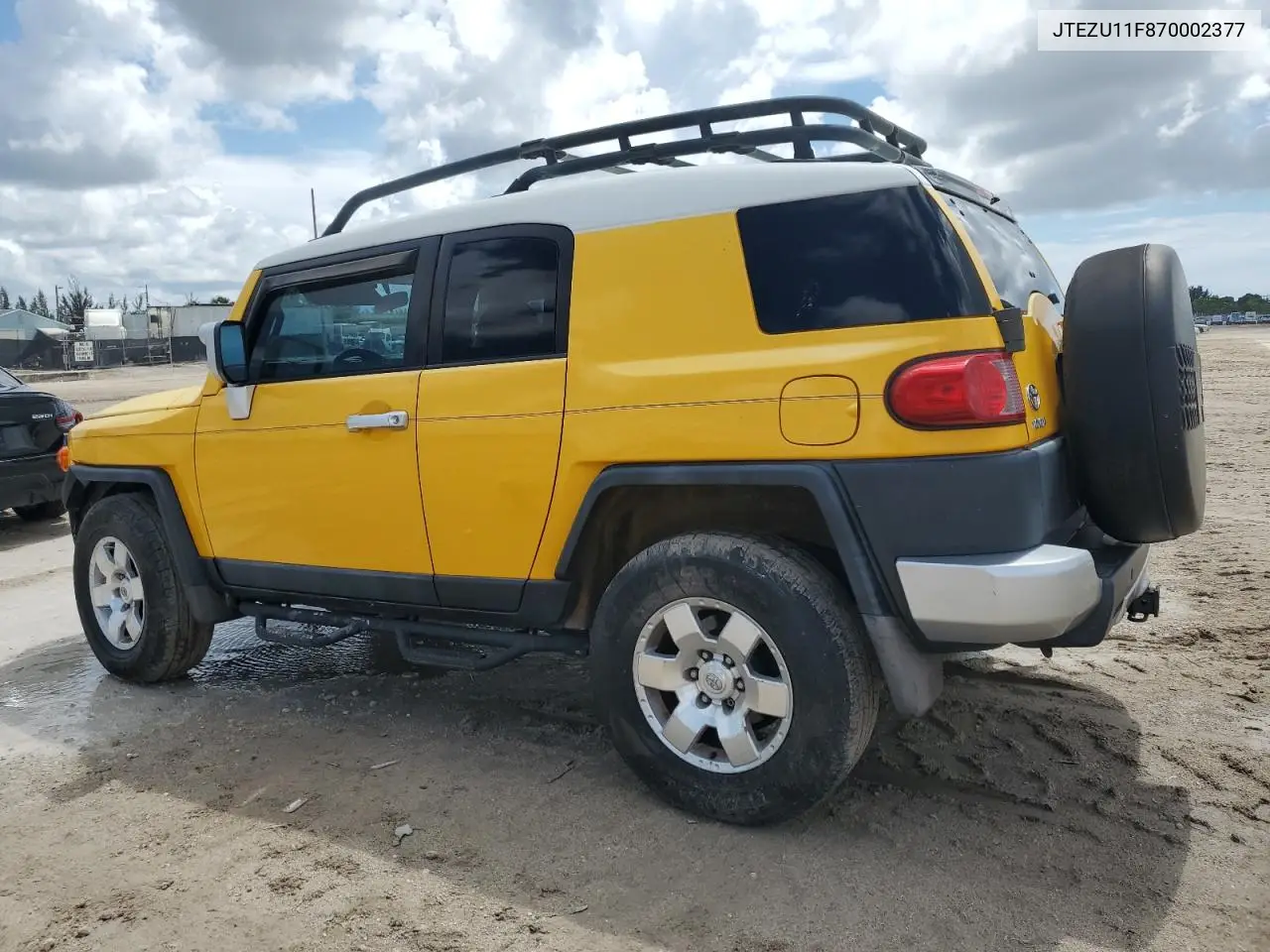 2007 Toyota Fj Cruiser VIN: JTEZU11F870002377 Lot: 61998145