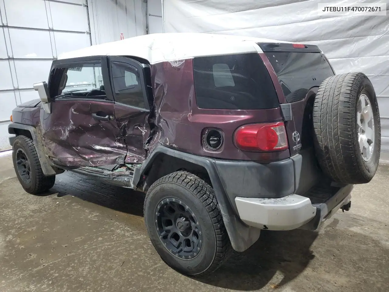 2007 Toyota Fj Cruiser VIN: JTEBU11F470072671 Lot: 62102045