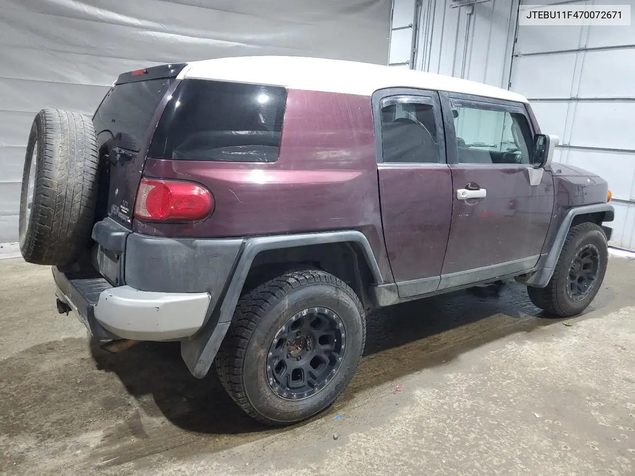 2007 Toyota Fj Cruiser VIN: JTEBU11F470072671 Lot: 62102045