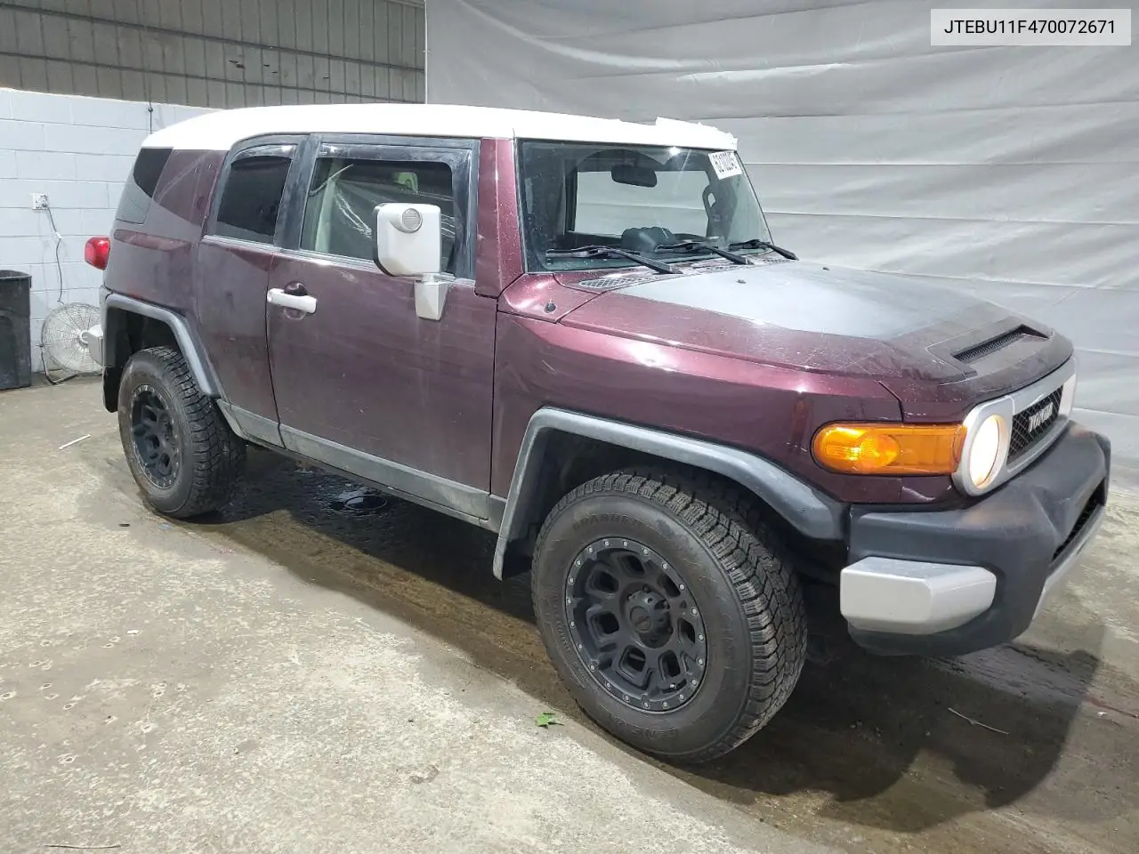 2007 Toyota Fj Cruiser VIN: JTEBU11F470072671 Lot: 62102045