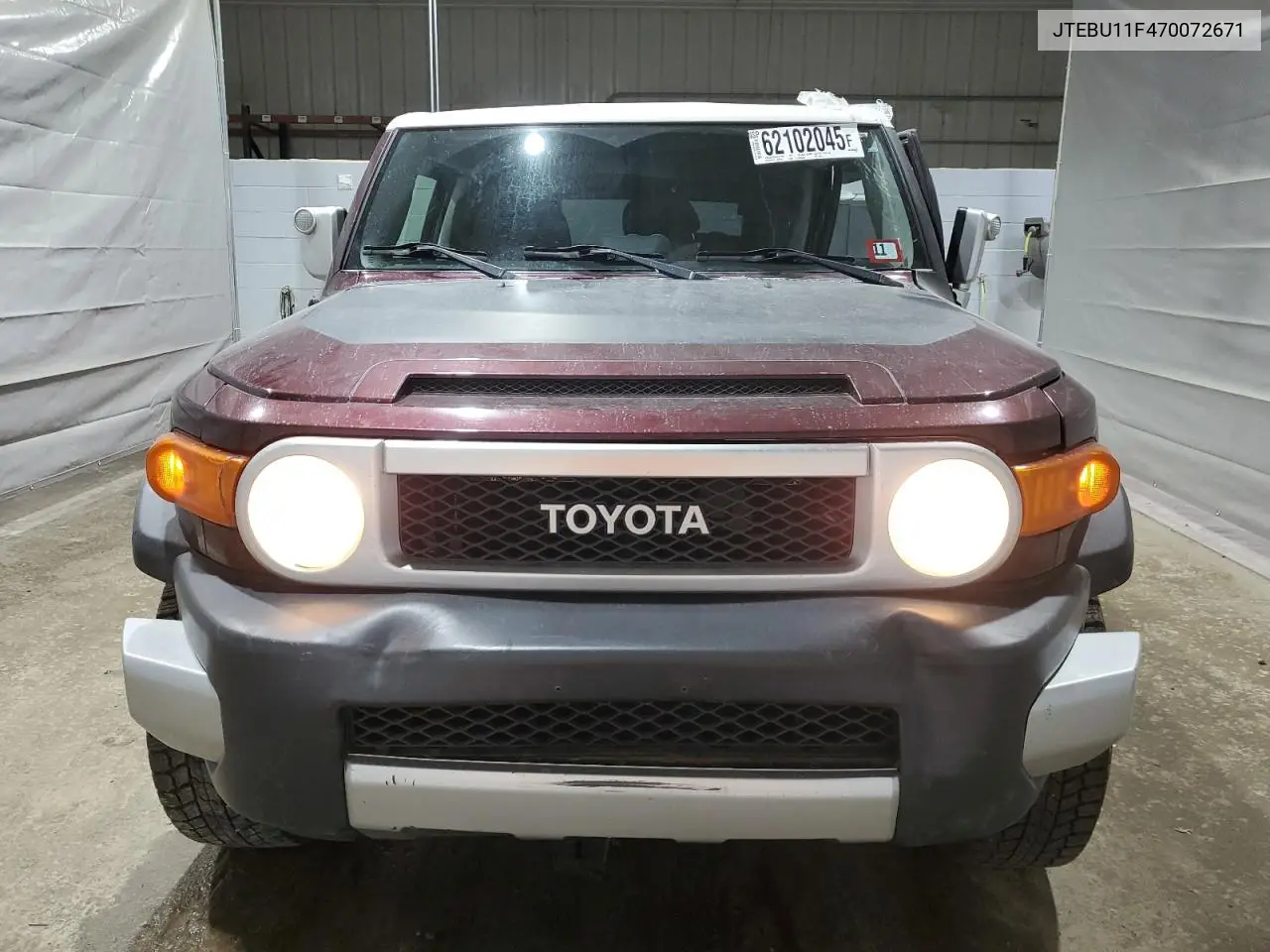 2007 Toyota Fj Cruiser VIN: JTEBU11F470072671 Lot: 62102045