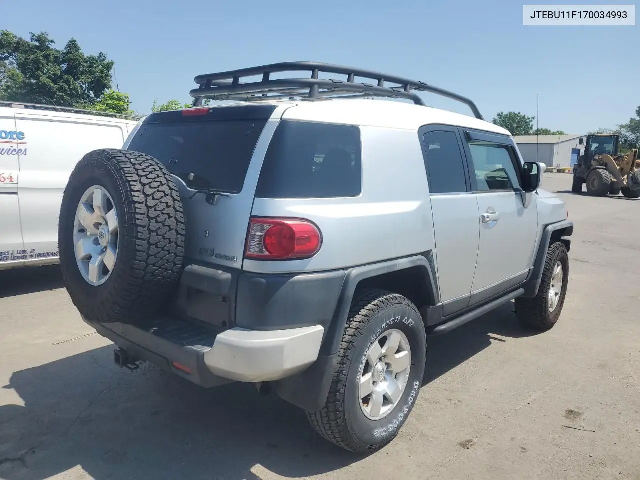 2007 Toyota Fj Cruiser VIN: JTEBU11F170034993 Lot: 62210675