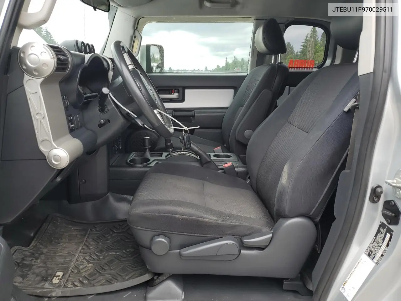 2007 Toyota Fj Cruiser VIN: JTEBU11F970029511 Lot: 62341285