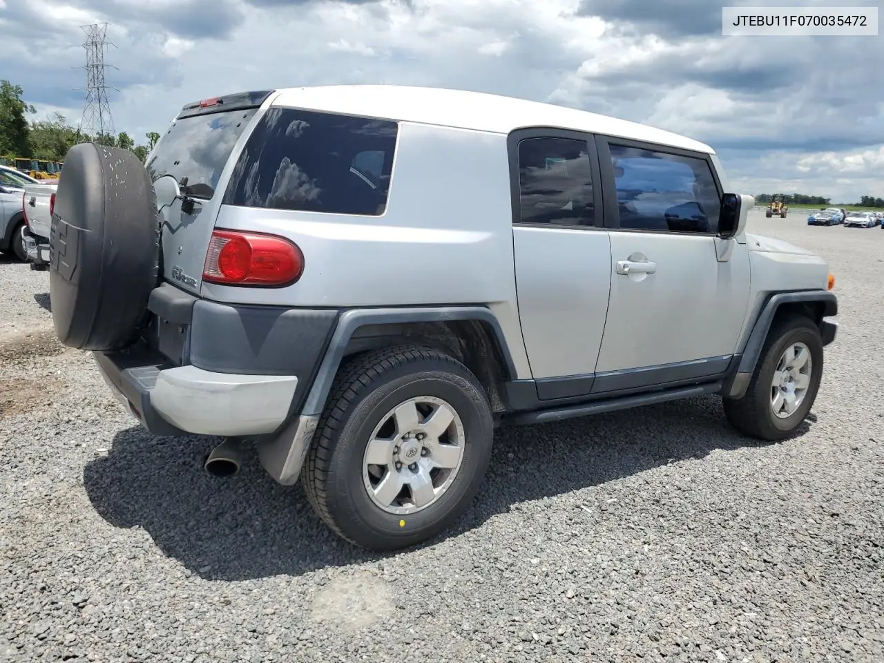 2007 Toyota Fj Cruiser VIN: JTEBU11F070035472 Lot: 62500365