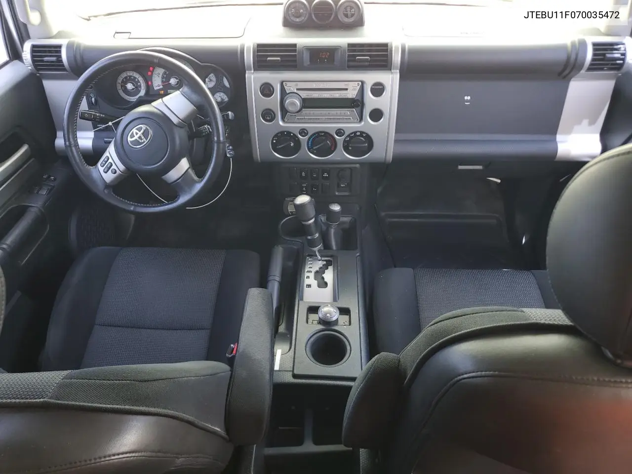 2007 Toyota Fj Cruiser VIN: JTEBU11F070035472 Lot: 62500365