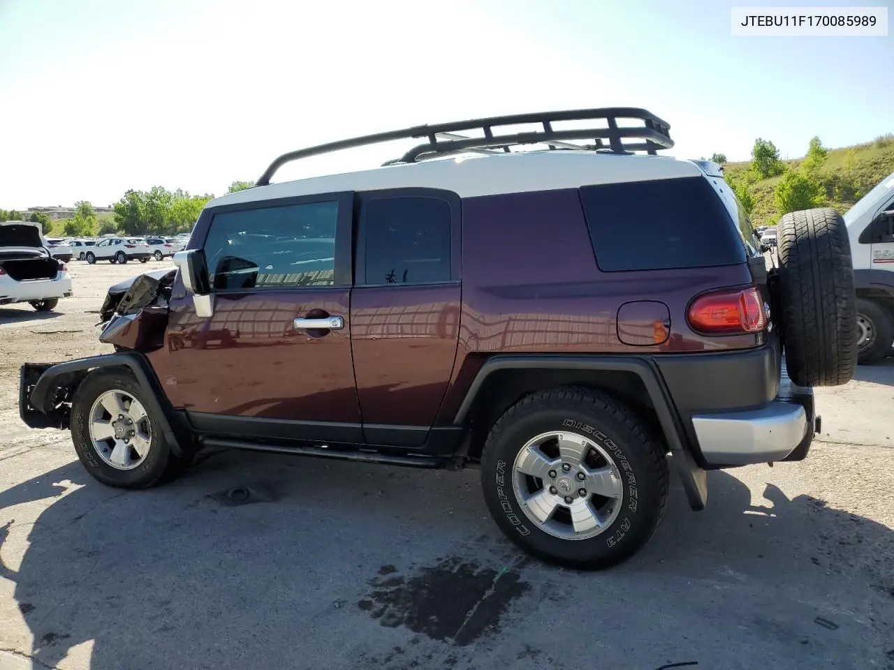 2007 Toyota Fj Cruiser VIN: JTEBU11F170085989 Lot: 62591835