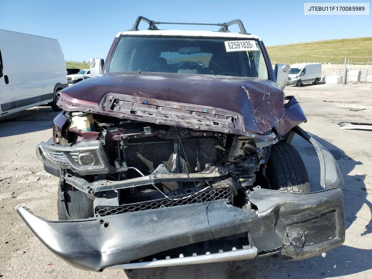 2007 Toyota Fj Cruiser VIN: JTEBU11F170085989 Lot: 62591835