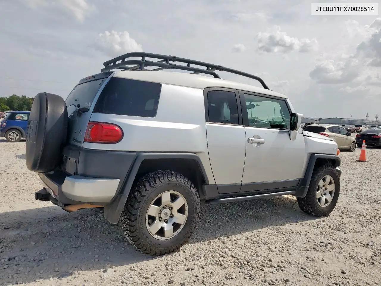 2007 Toyota Fj Cruiser VIN: JTEBU11FX70028514 Lot: 62669705
