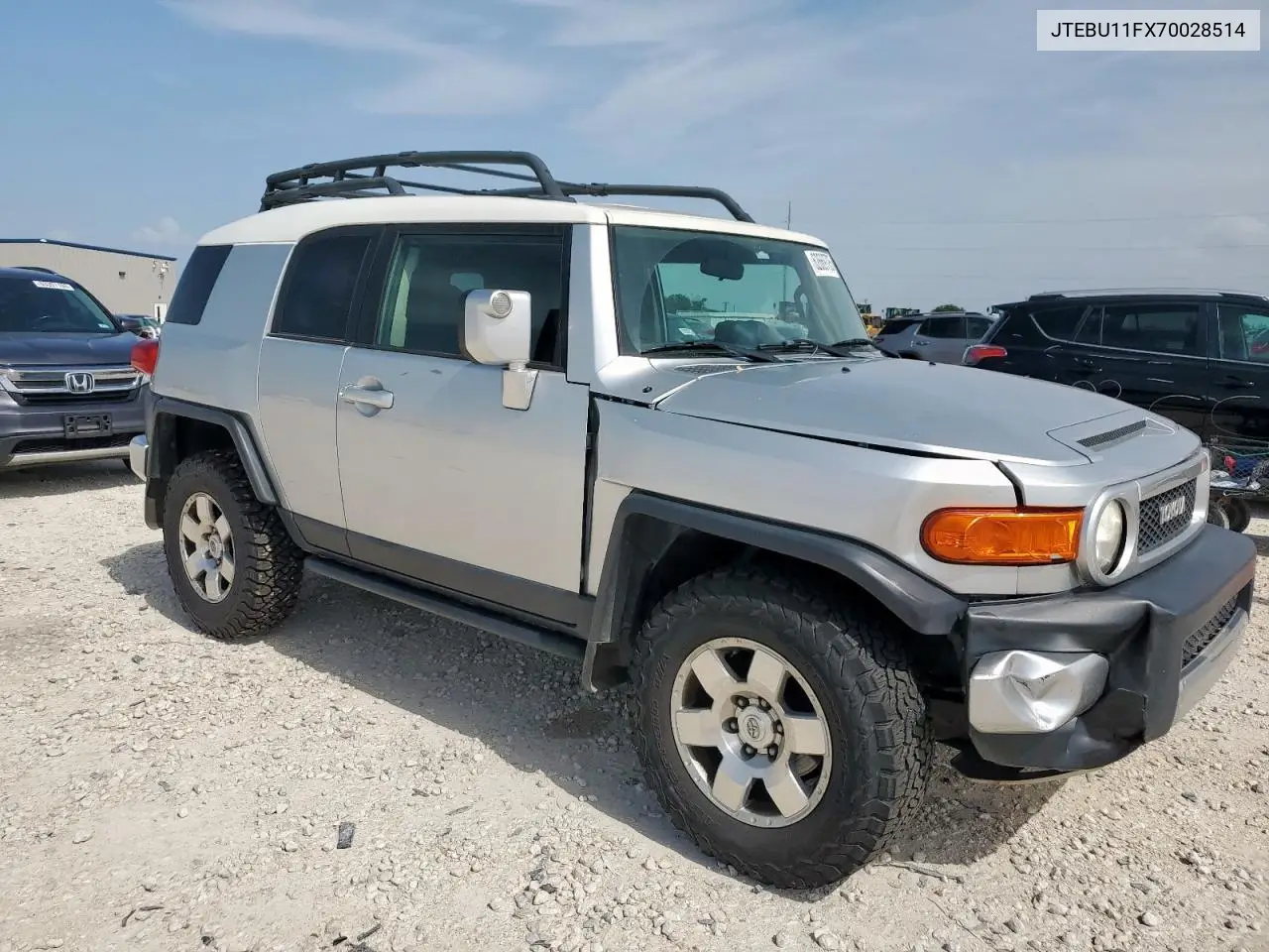 2007 Toyota Fj Cruiser VIN: JTEBU11FX70028514 Lot: 62669705