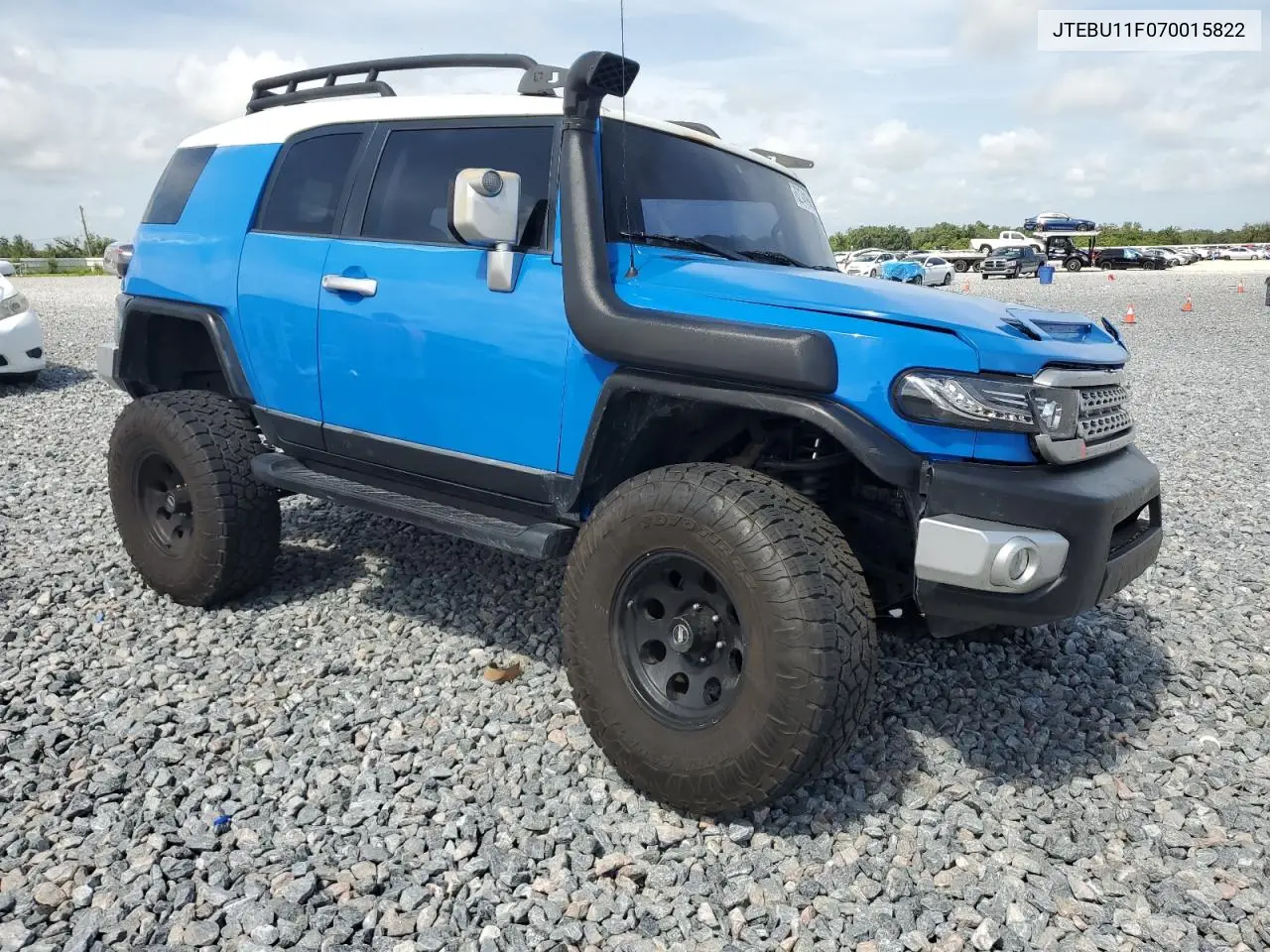 2007 Toyota Fj Cruiser VIN: JTEBU11F070015822 Lot: 62741945