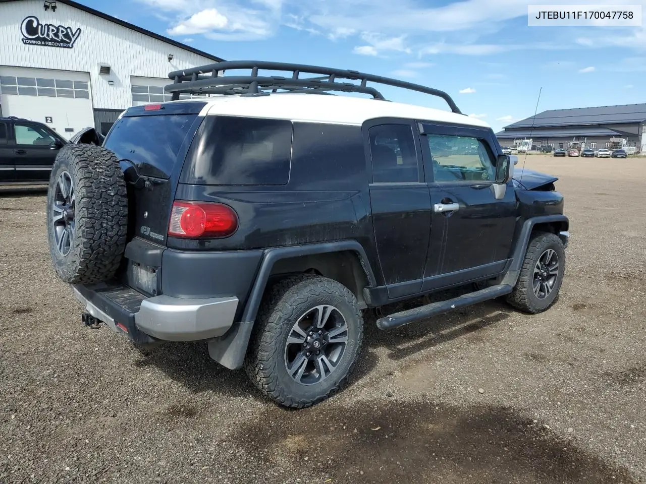 2007 Toyota Fj Cruiser VIN: JTEBU11F170047758 Lot: 62817545