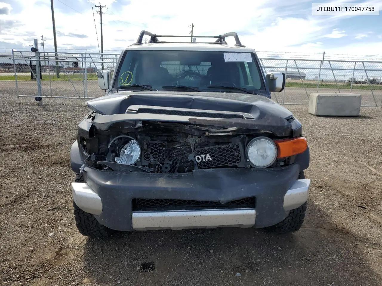 2007 Toyota Fj Cruiser VIN: JTEBU11F170047758 Lot: 62817545