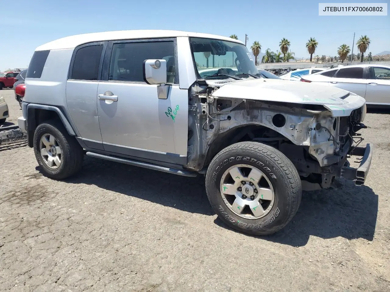 2007 Toyota Fj Cruiser VIN: JTEBU11FX70060802 Lot: 62923745