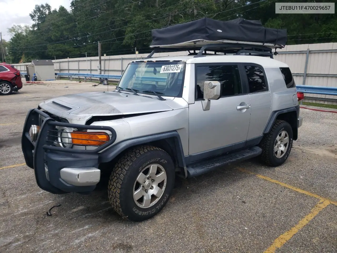 2007 Toyota Fj Cruiser VIN: JTEBU11F470029657 Lot: 63031275