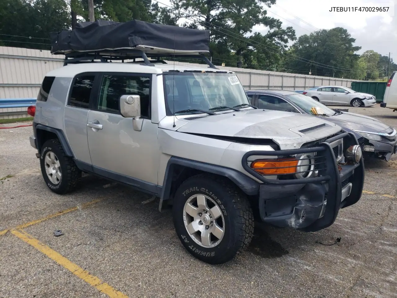 2007 Toyota Fj Cruiser VIN: JTEBU11F470029657 Lot: 63031275