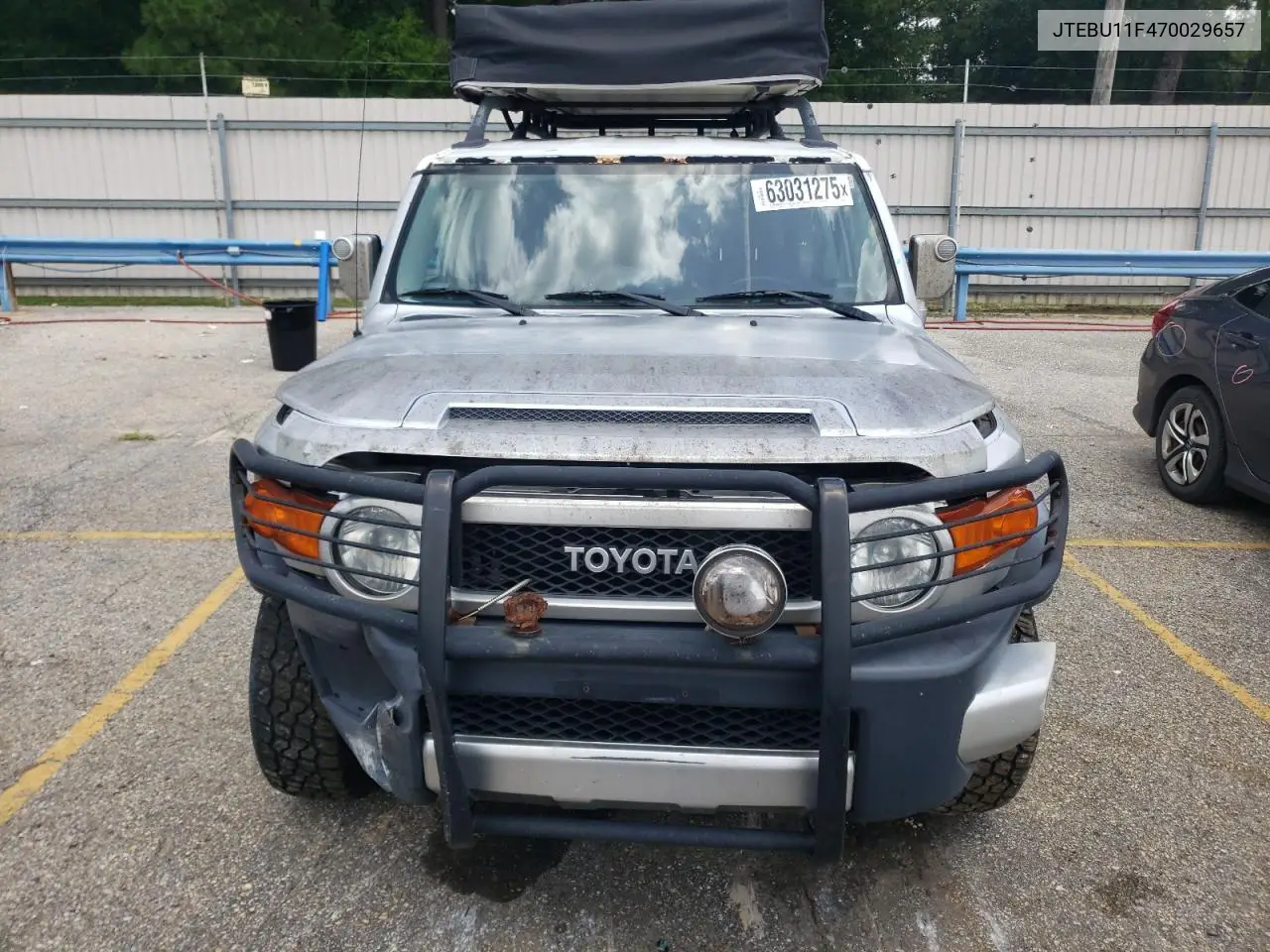 2007 Toyota Fj Cruiser VIN: JTEBU11F470029657 Lot: 63031275