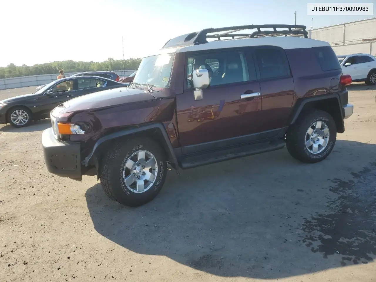 2007 Toyota Fj Cruiser VIN: JTEBU11F370090983 Lot: 63042235