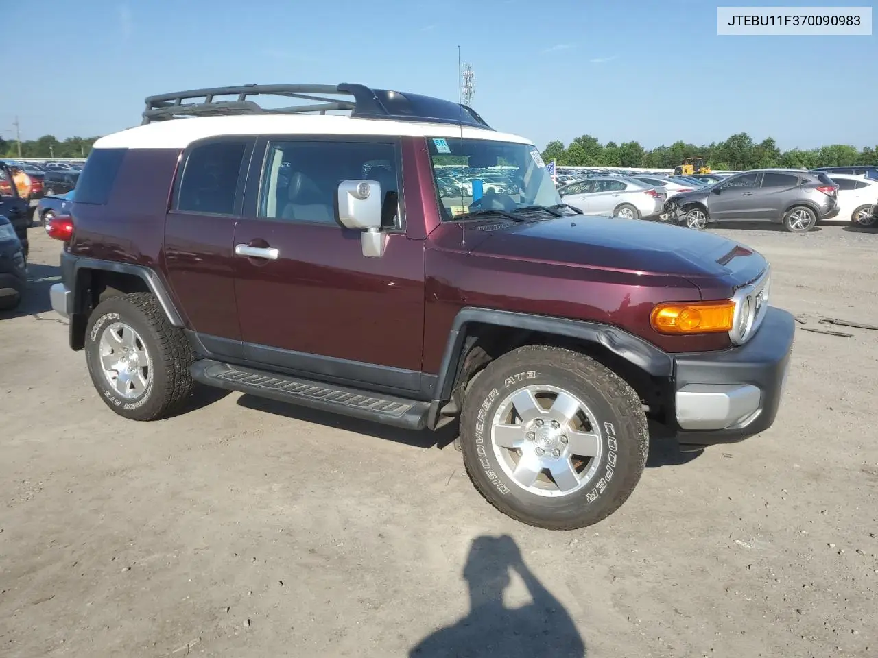 2007 Toyota Fj Cruiser VIN: JTEBU11F370090983 Lot: 63042235
