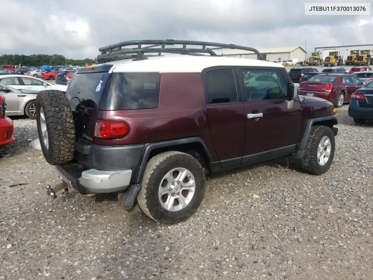 2007 Toyota Fj Cruiser VIN: JTEBU11F370013076 Lot: 63057735