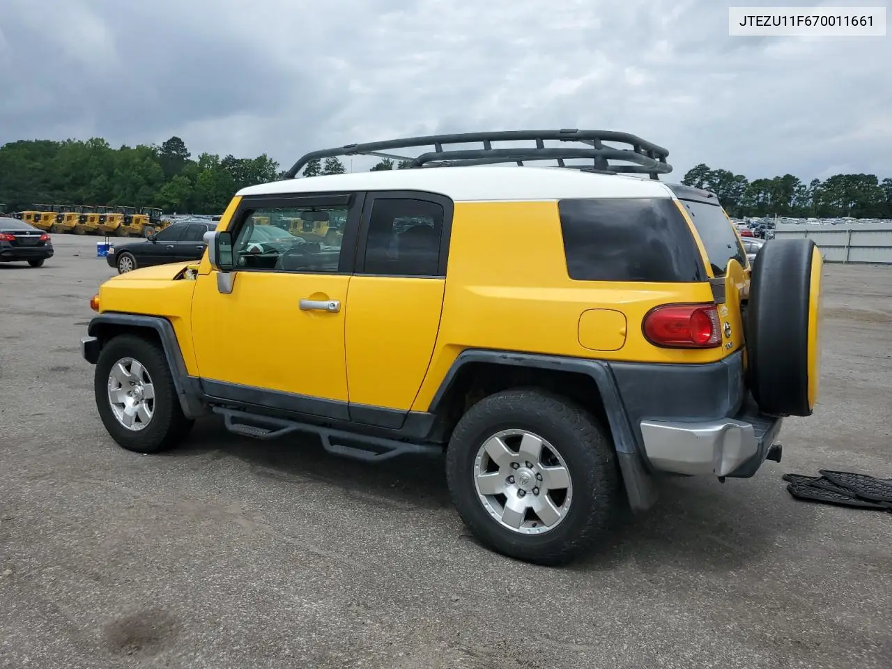 2007 Toyota Fj Cruiser VIN: JTEZU11F670011661 Lot: 63140485