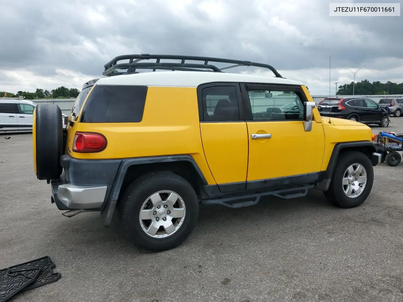 2007 Toyota Fj Cruiser VIN: JTEZU11F670011661 Lot: 63140485