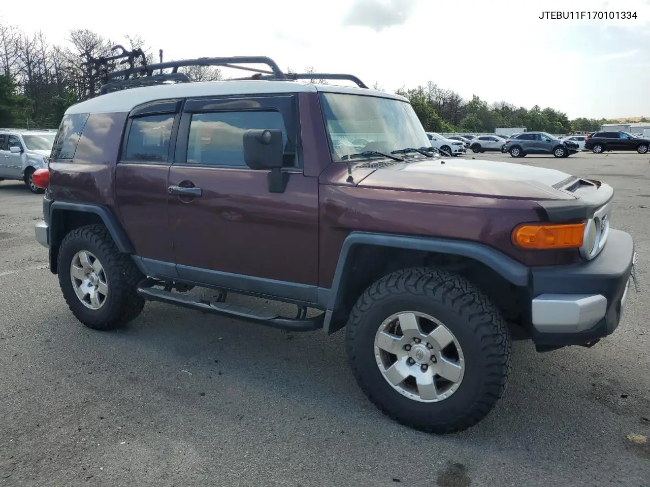 2007 Toyota Fj Cruiser VIN: JTEBU11F170101334 Lot: 63501185