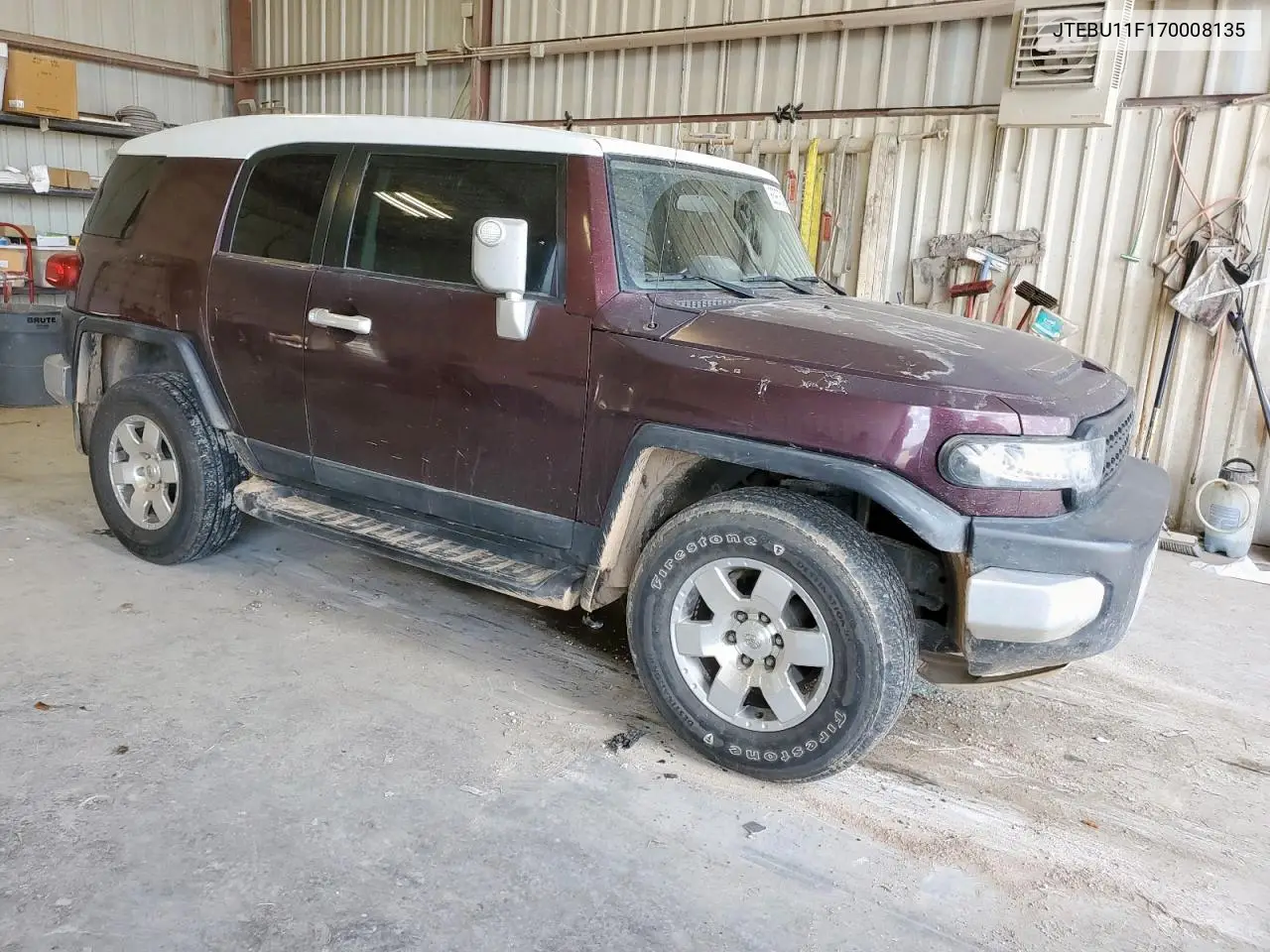 2007 Toyota Fj Cruiser VIN: JTEBU11F170008135 Lot: 63967545