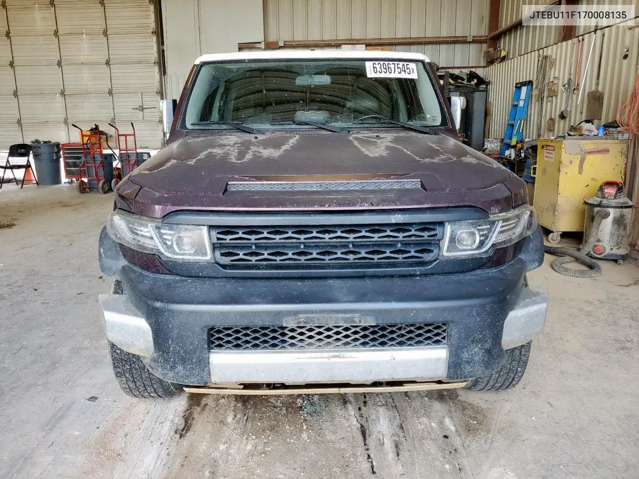 2007 Toyota Fj Cruiser VIN: JTEBU11F170008135 Lot: 63967545