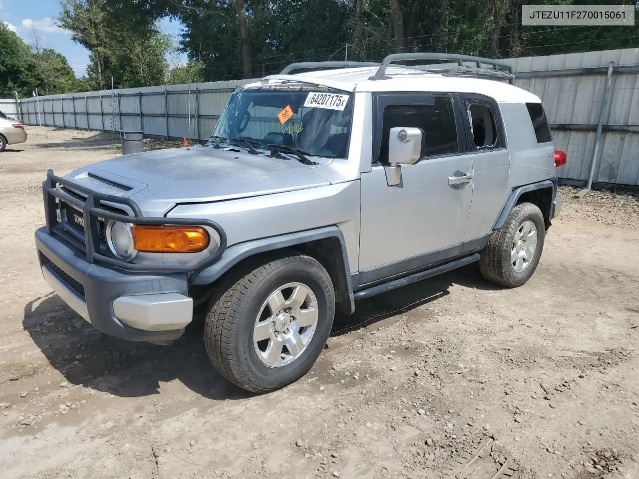 2007 Toyota Fj Cruiser VIN: JTEZU11F270015061 Lot: 64207175